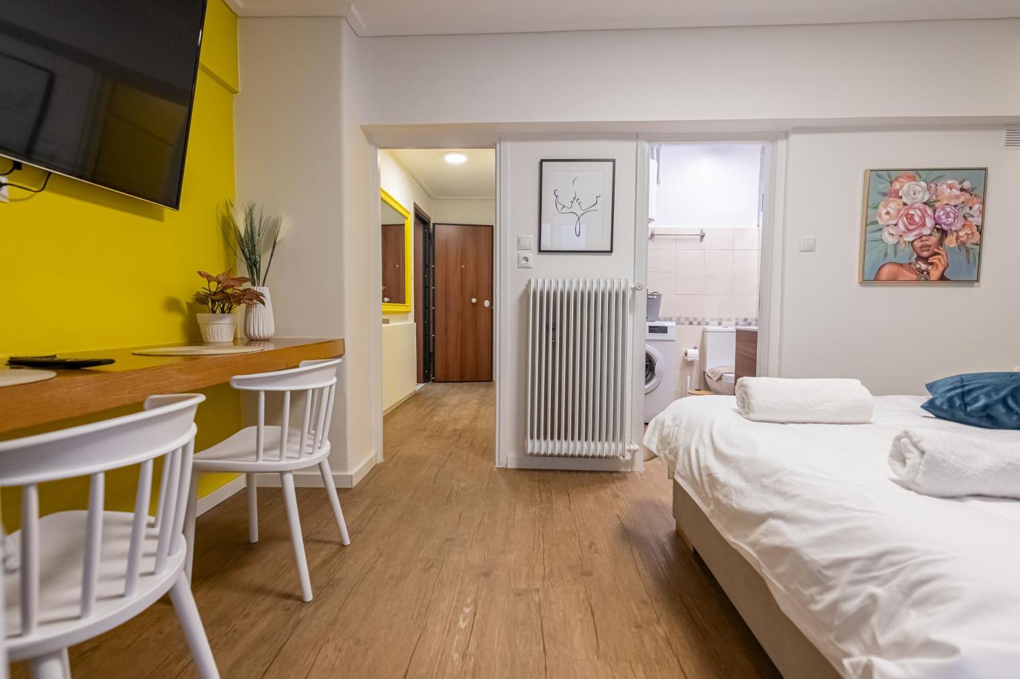 Koukaki Studio Close To Acropolis 100Mbps Athens Luaran gambar