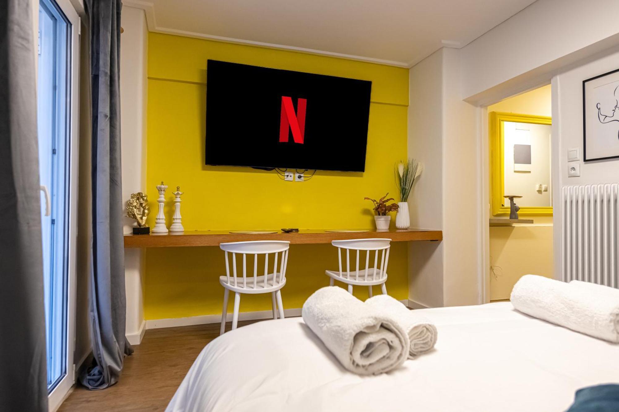 Koukaki Studio Close To Acropolis 100Mbps Athens Luaran gambar